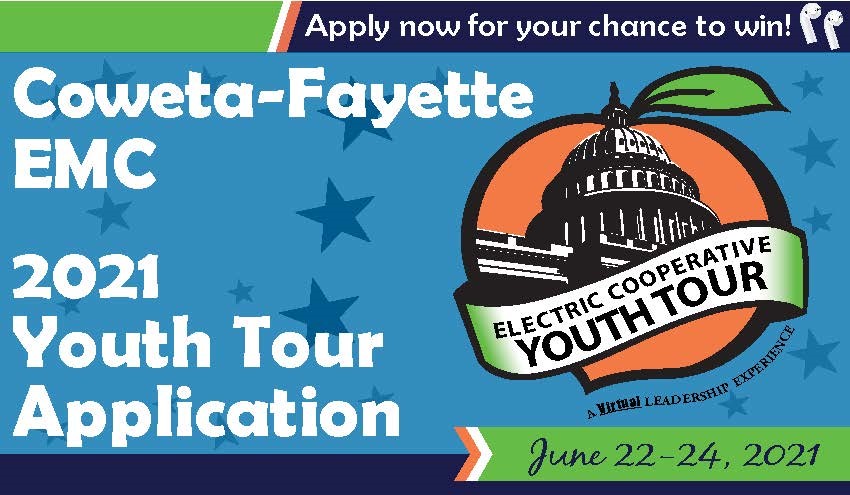 Now accepting applications for Georgia’s Electric Cooperative Youth Tour!