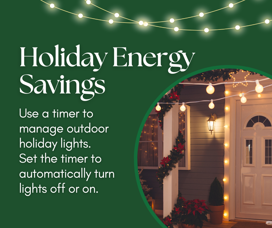 Make your life easier and save energy this Christmas…