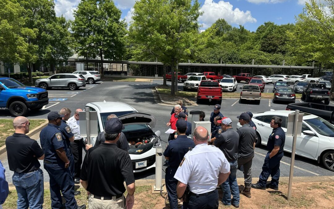 Coweta-Fayette EMC Hosts Electric Vehicle Fire and Safety Training for Local Emergency Responders